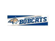 Montana State Bobcats Official NCAA 12 x3 Bumper Sticker by Wincraft