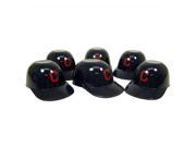 Cleveland Indians Official MLB 8oz Mini Baseball Helmet Ice Cream Snack Bowls 6 by Rawlings