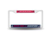 New England Patriots Super Bowl 51 Plastic License Plate Frame