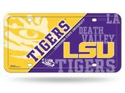 LSU Tigers Metal License Plate
