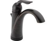 Delta 538T RB DST Lahara Single Hole Single Handle Mid Arc Bathroom Faucet with