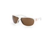Nike EV0613 102 Miler Wrap Sunglasses White with Brown Lens