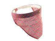 Pet Supply Imports Red Scottie Adjustable Plaid Dog Collar 24 Inch Neck