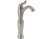 Delta 794 SS DST Linden Single Hole 1 Handle High Arc Bathroom Faucet in Stainle