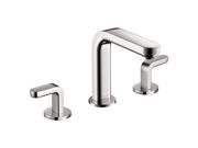 HANSGROHE INC 31067001 Metris S Widespread Bathroom Sink Faucet w Lever Handle