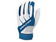 Rawlings BGP1150T R 90 Adult Batting Gloves Royal Blue Size Large