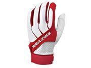 Rawlings BGP1150T S 88 Adult Batting Gloves Scarlet Size Small