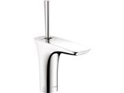 HANSGROHE INC 15074001 PuraVida Single Hole Bathroom Sink Faucet w Drain Chrom