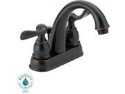 Delta B2596LF OB Windemere 4 in. Centerset 2 Handle Mid Arc Bathroom Faucet in O