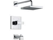 Delta T14486 SHQ Arzo 1 Handle 1 Spray Tub and Shower Trim in Chrome Valve not