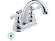Delta B2596LF Windemere 4 in. Centerset 2 Handle Mid Arc Bathroom Faucet in Chro