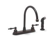 Premier 119263 Wellington Lead Free Two Handle Kitchen Faucet with Matching Side