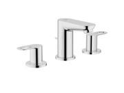 Grohe 20225000 BauLoop WaterCare Two Handle Widespread Lavatory Faucet