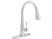 Premier 284452 Sanibel Lead Free Single Handle Pull Down Kitchen Faucet Chrome