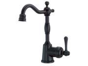 Danze I D151557BS Opulence Single Handle Bar Faucet in Satin Black