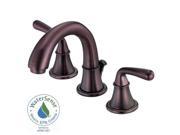 Danze I D303056RB Bannockburn 4 in. Minispread 2 Handle Mid Arc Bathroom Faucet in Oil Rubbed Bronze