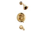 Meridian Faucets 2007230 Pressure Balancing Tub Shower Set Solid Brass Constr
