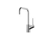 Jado 814302.100 Borma Square Monoblock Bathroom Sink Faucet Polished Chrome