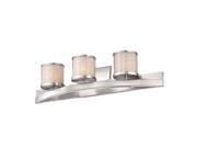 Philips Forecast FV0002836 Tiffany 3 Light Bath Fixture Satin Nickel