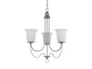 Sea Gull Lighting 31291 57 Plymouth 3 Light Chandelier Weathered Pewter Finish