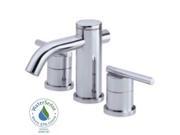Danze I D304058 Parma 8 in. Widespread 2 Handle Low Arc Bathroom Faucet in Chrome