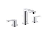 Grohe 20302000 Europlus WaterCare Two Handle Widespread Lavatory Faucet