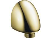 Delta 50560 PB Traditional Collection Hand Shower Wall Elbow in Polished Brass
