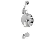Kingston Brass GKB3631PL Water Saving Restoration Tub and Shower Faucet with Por