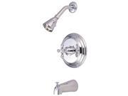 Kingston Brass GKB3631AX Water Saving Restoration Tub and Shower Faucet with Cro