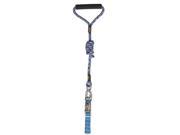 Helios Dura Tough Easy Tension 3M Reflective Pet Leash and Collar Blue Small