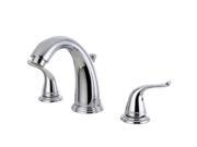 Kingston Brass Yosemite KB2981YL Widespread Two Handle Lavatory Faucet Polished
