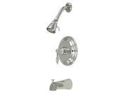 Kingston Brass GKB2631KL Water Saving Knight Tub Shower Faucet with Lever Hand