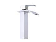 Dyconn Faucet VS1H36 CHR Modern Bathroom Vessel Bar Faucet Lune Polished Chrome