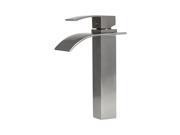 Dyconn Faucet VS1H36 BN Wye Brushed Nickel Modern Bathroom Vessel Bar Faucet
