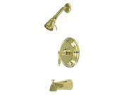 Kingston Brass GKB2632KL Water Saving Knight Tub Shower Faucet with Lever Hand