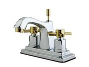 Kingston Brass KS8644DX Concord Two Handle Centerset Lavatory Faucet with Brass