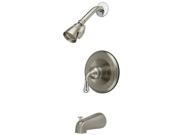 Kingston Brass Magellan Single Handle Tub Shower Faucet KB1637 Satin Nickel
