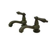 Kingston Brass Heritage Twin Handle Basin Faucet Set KS1105AL Oil Rubbed Bronz