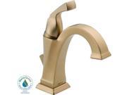 Delta 551 CZ DST Dryden Single Hole 1 Handle High Arc Bathroom Faucet in Champag
