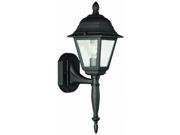 Thomas Lighting SL7977 Windbrook 1 Light Outdoor Wall Lantern in Black Finish