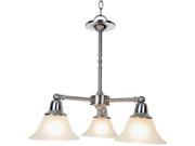 Monument 617260 Sonoma Lighting Collection 3 Light Chandelier Brushed Nickel 6