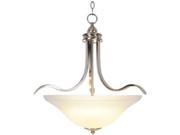 Monument 617247 Sanibel Lighting Collection 4 Light Pendant Brushed Nickel 617