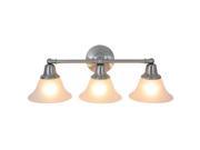 Monument 617267 Sonoma Lighting Collection 3 Light Vanity Brushed Nickel 61726