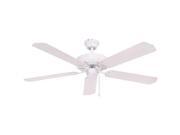 BALA 824030 FIVE BLADE CEILING FAN 52 IN. WHITE 824030