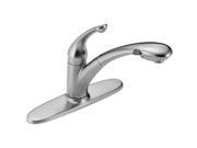 Delta Signature Single Handle Pull Out Kitchen Faucet 470 AR DST Stainless