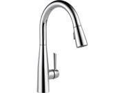 Delta Essa Single Handle Pull Down Kitchen Faucet 9113 DST Chrome