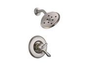 Delta T17294 SS Linden 1 Handle 1 Spray H2O kinetic Shower Faucet Trim Only in Stainless