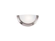 Sea Gull Lighting 4936BLE 962 Bathroom Sconce White Glass Shades Brushed Nickel