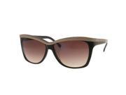 Lacoste L697S 210 Brown Cateye Metal Sunglasses