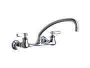 Chicago Faucets 540 LDABCP Hot and Cold Water Sink Faucet Polished Chrome